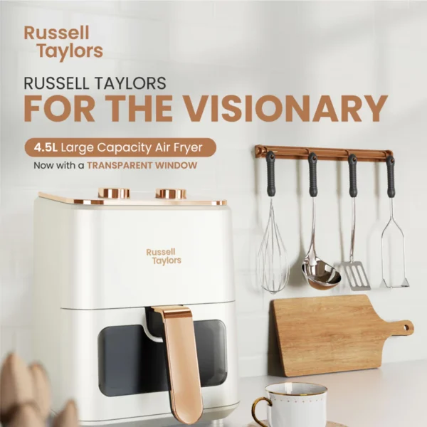 Russell Taylors 3D Visible Window Air Fryer Large (4.5L) Z3
